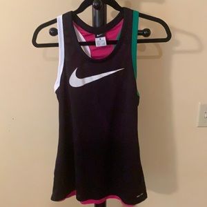 Reversible Nike racerback multicolor tank medium